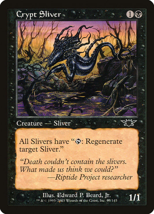 MTG Card Title: Crypt Sliver LGN/63