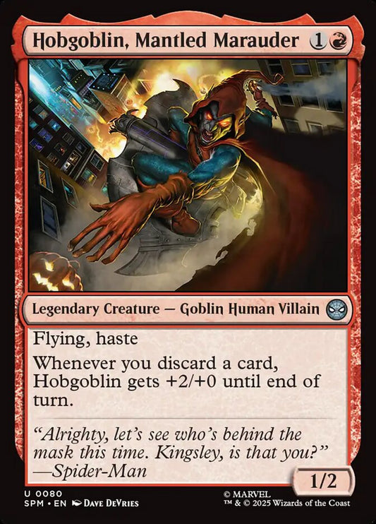 MTG Card Title: Hobgoblin, Mantled Marauder SPM/80