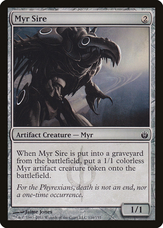MTG Card Title: Myr Sire MBS/116