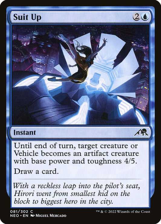 MTG Card Title: Suit Up NEO/81