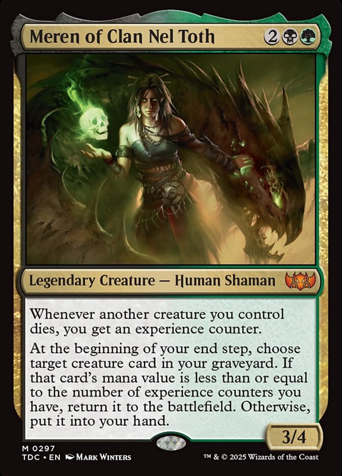 MTG Card Title: Meren of Clan Nel Toth TDC/297