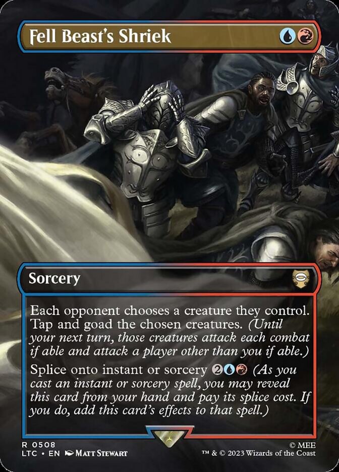 MTG Card Title: Fell Beast's Shriek LTC/508
