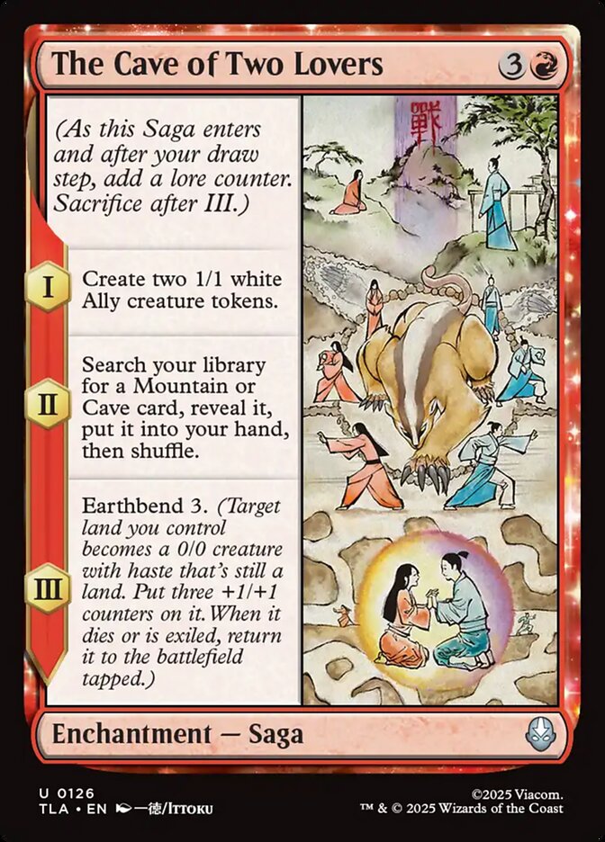 MTG Card Title: The Cave of Two Lovers TLA/126