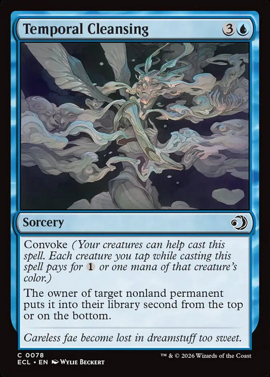 MTG Card Title: Temporal Cleansing ECL/78