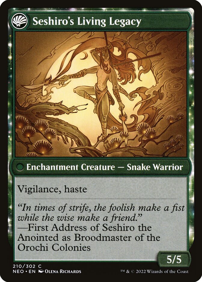 Tales of Master Seshiro // Seshiro's Living Legacy NEO/210