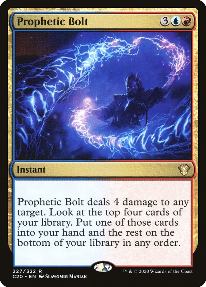 MTG Card Title: Prophetic Bolt C20/227