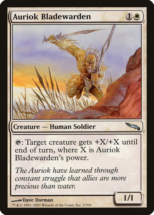 MTG Card Title: Auriok Bladewarden MRD/3