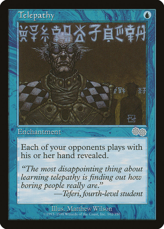 MTG Card Title: Telepathy USG/102