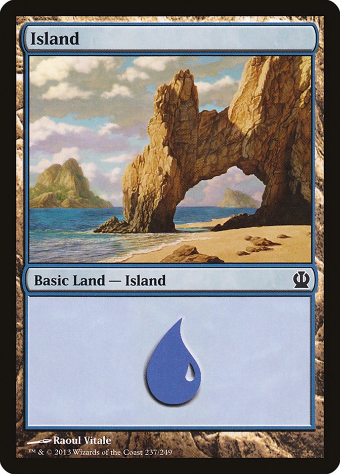 MTG Card Title: Island THS/237
