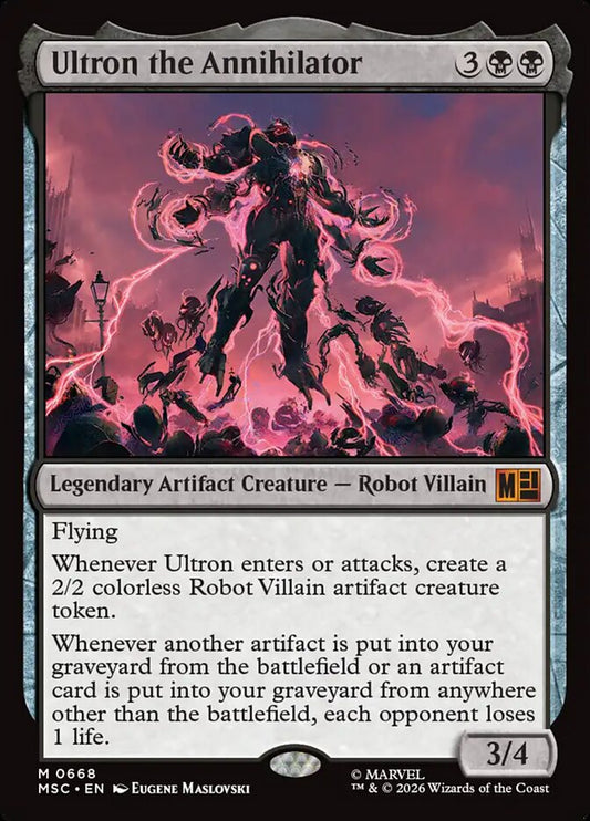 MTG Card Title: Ultron the Annihilator MSC/668