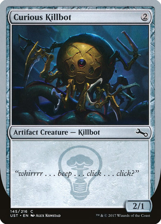 MTG Card Title: Curious Killbot UST/145a