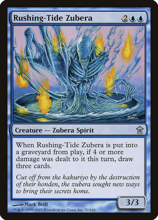 MTG Card Title: Rushing-Tide Zubera SOK/52