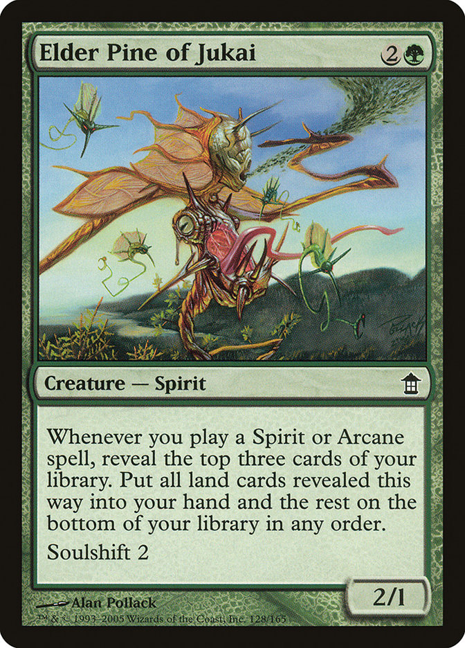 MTG Card Title: Elder Pine of Jukai SOK/128