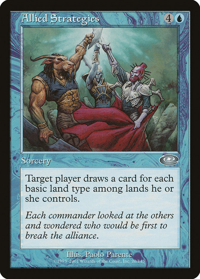 MTG Card Title: Allied Strategies PLS/20