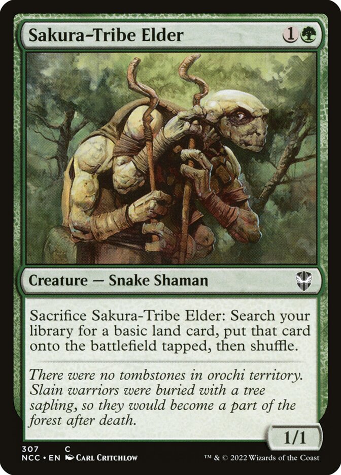 MTG Card Title: Sakura-Tribe Elder NCC/307