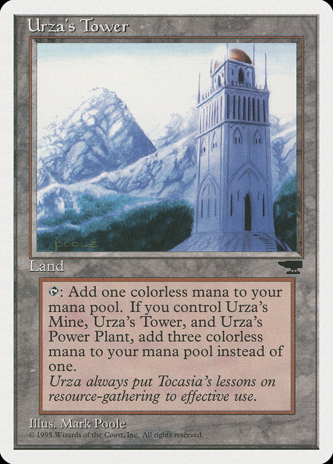 MTG Card Title: Urza's Tower CHR/116c