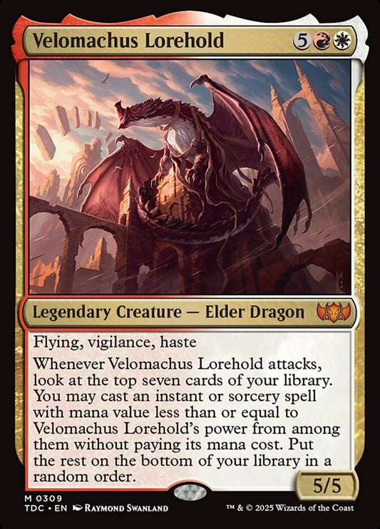 MTG Card Title: Velomachus Lorehold TDC/309