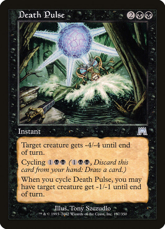 MTG Card Title: Death Pulse ONS/137