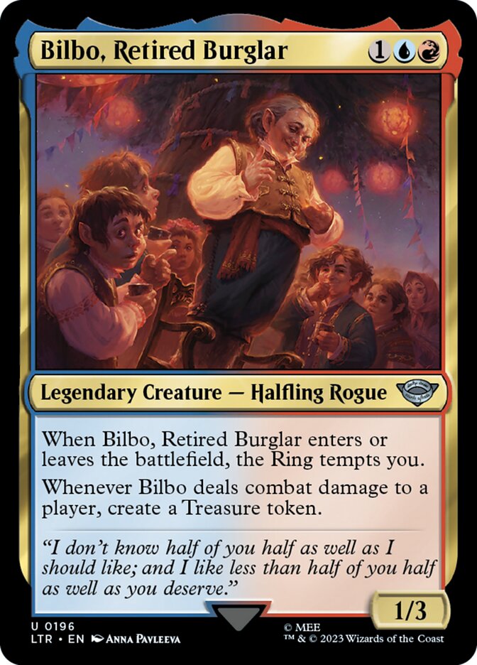 MTG Card Title: Bilbo, Retired Burglar LTR/196
