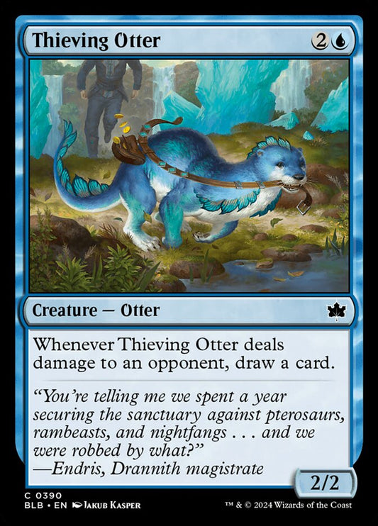 MTG Card Title: Thieving Otter BLB/390