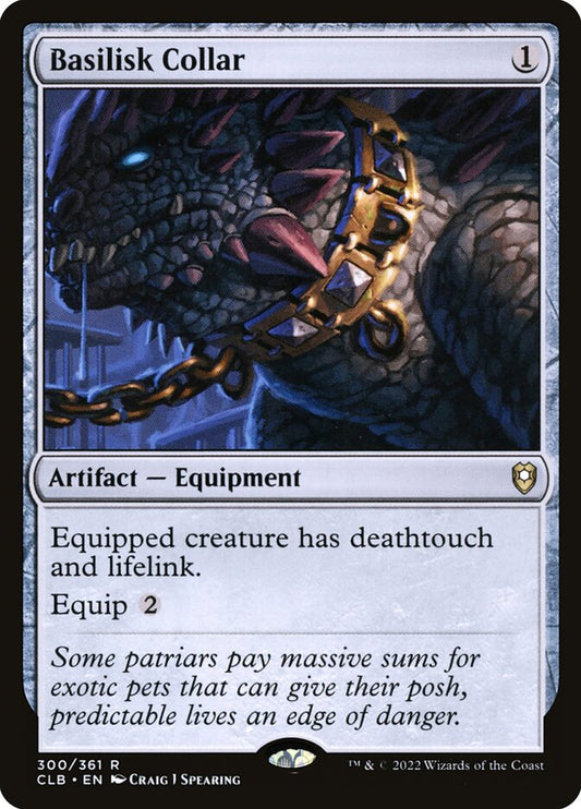 MTG Card Title: Basilisk Collar CLB/300