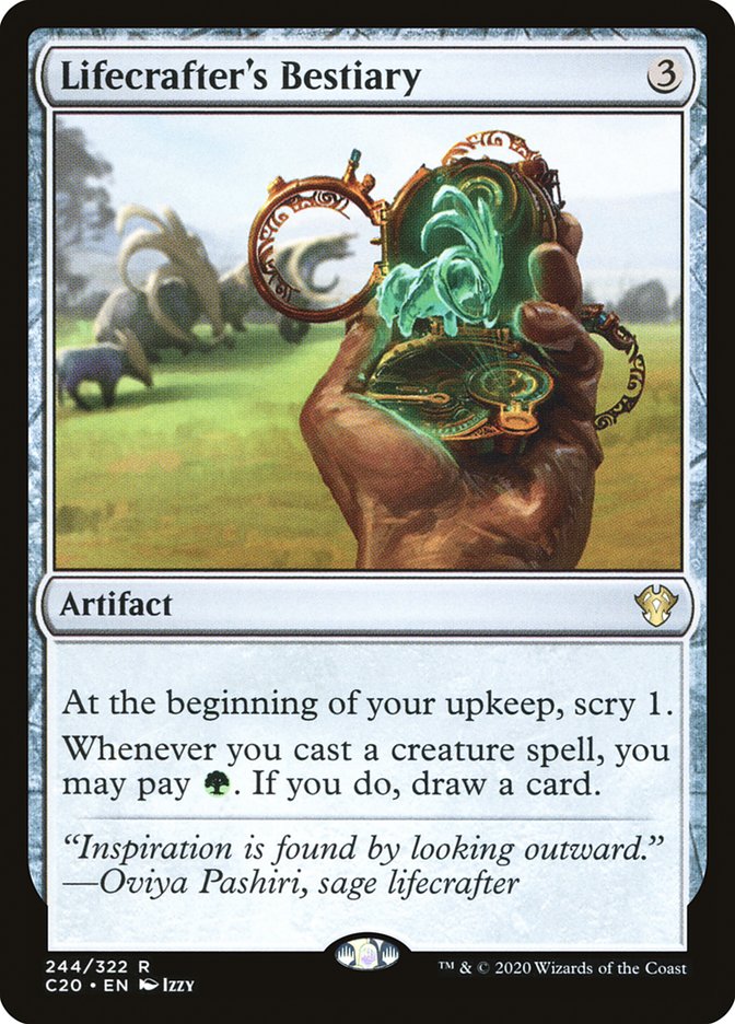 MTG Card Title: Lifecrafter's Bestiary C20/244
