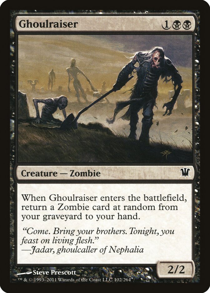 MTG Card Title: Ghoulraiser ISD/102