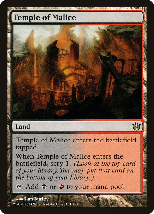MTG Card Title: Temple of Malice BNG/164