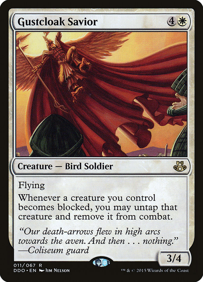 MTG Card Title: Gustcloak Savior DDO/11