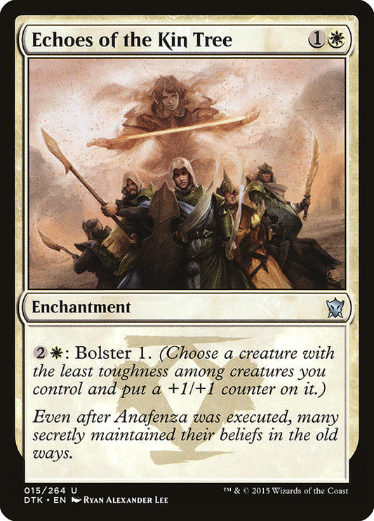 MTG Card Title: Echoes of the Kin Tree DTK/15