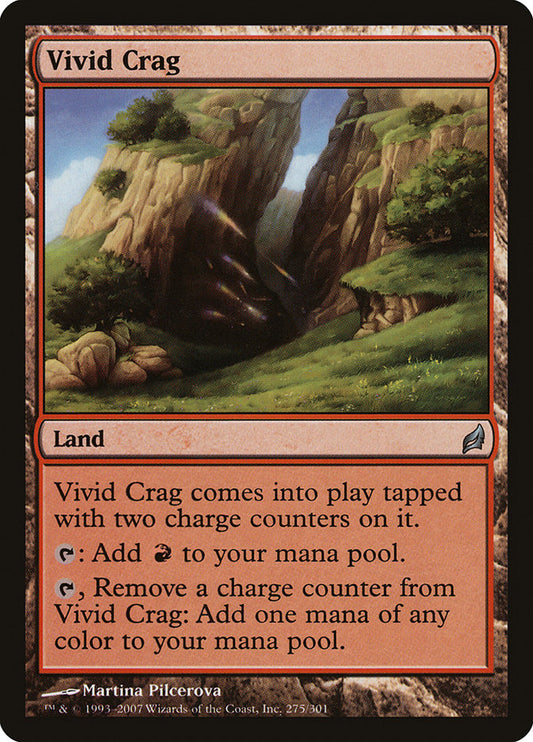 MTG Card Title: Vivid Crag LRW/275