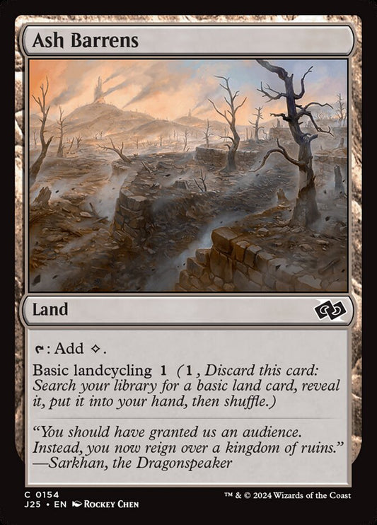 MTG Card Title: Ash Barrens J25/154