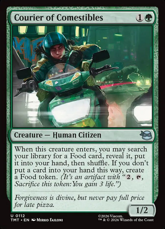 MTG Card Title: Courier of Comestibles TMT/112
