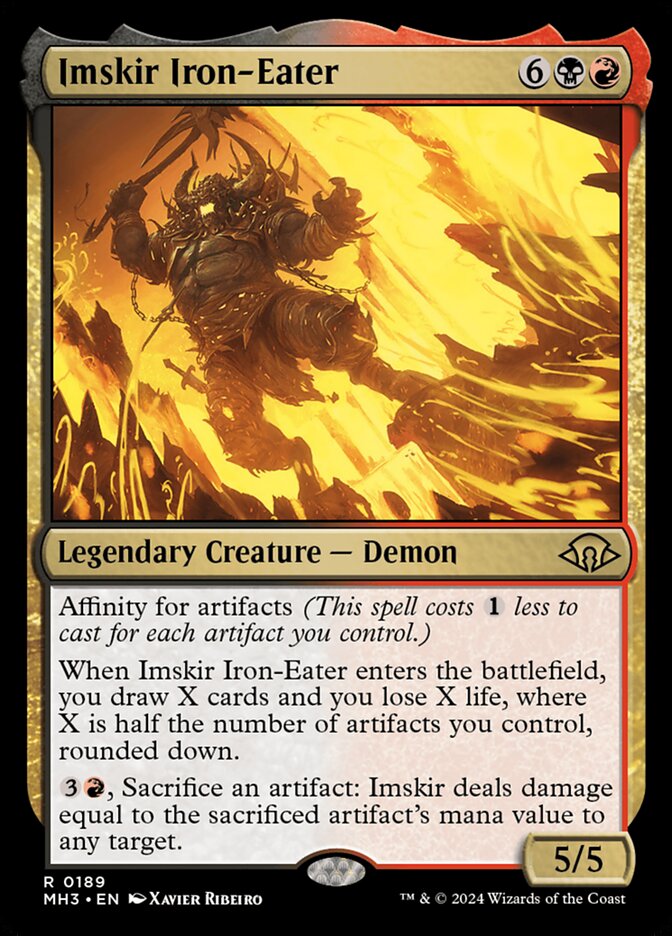 MTG Card Title: Imskir Iron-Eater MH3/189