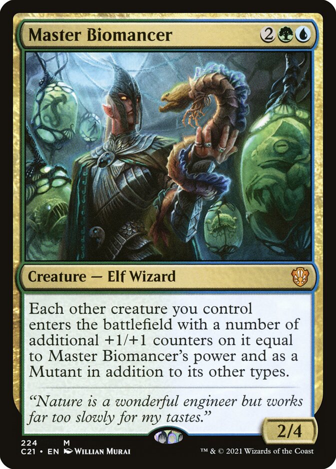 MTG Card Title: Master Biomancer C21/224