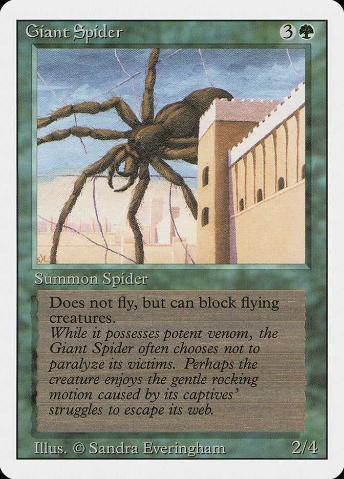 MTG Card Title: Giant Spider 3ED/200