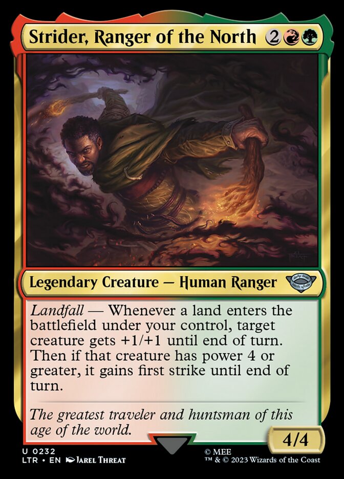 MTG Card Title: Strider, Ranger of the North LTR/232