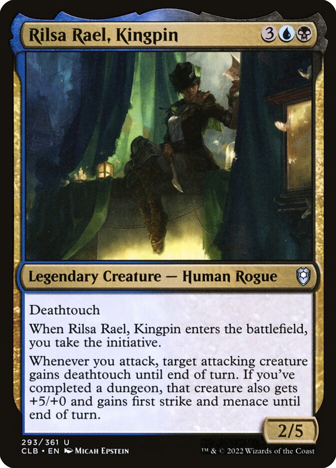 MTG Card Title: Rilsa Rael, Kingpin CLB/293