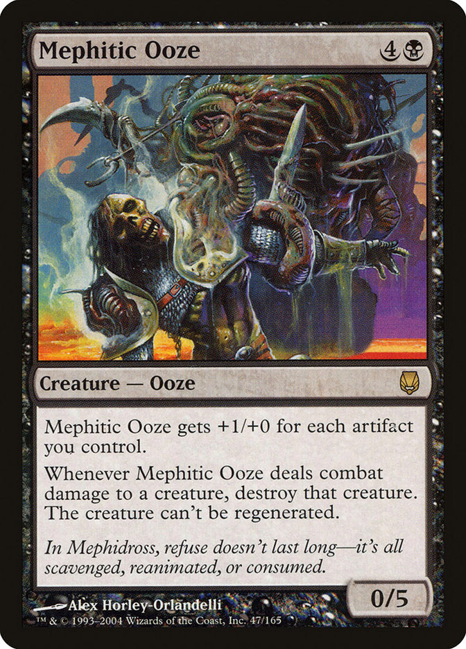MTG Card Title: Mephitic Ooze DST/47