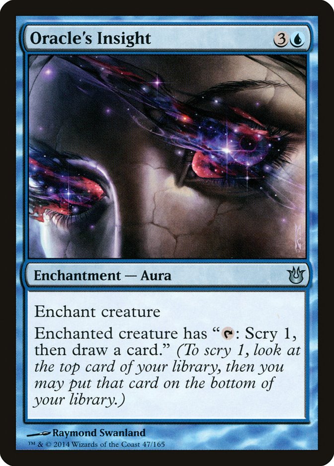 MTG Card Title: Oracle's Insight BNG/47