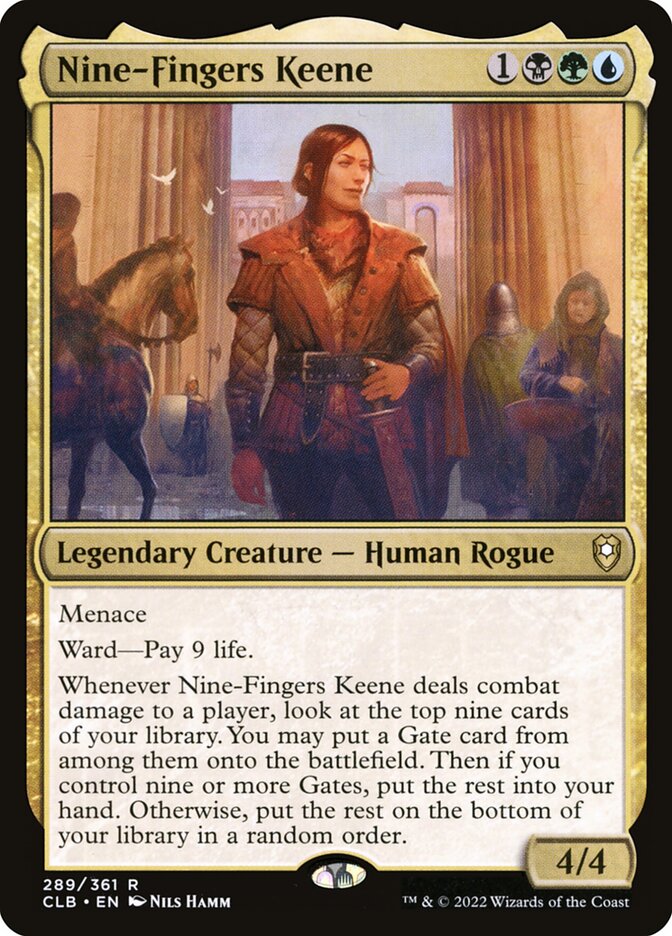MTG Card Title: Nine-Fingers Keene CLB/289