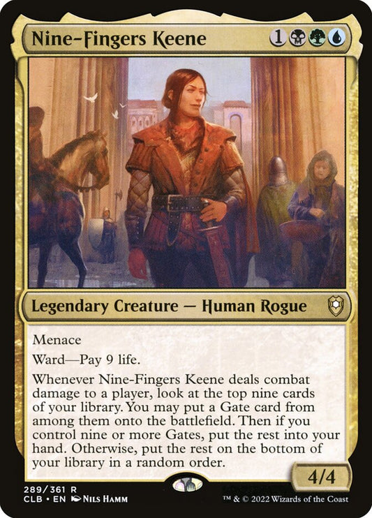 MTG Card Title: Nine-Fingers Keene CLB/289