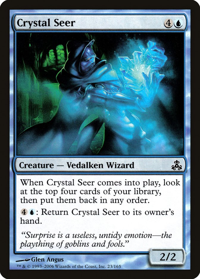 MTG Card Title: Crystal Seer GPT/23
