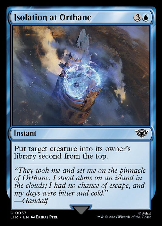 MTG Card Title: Isolation at Orthanc LTR/57