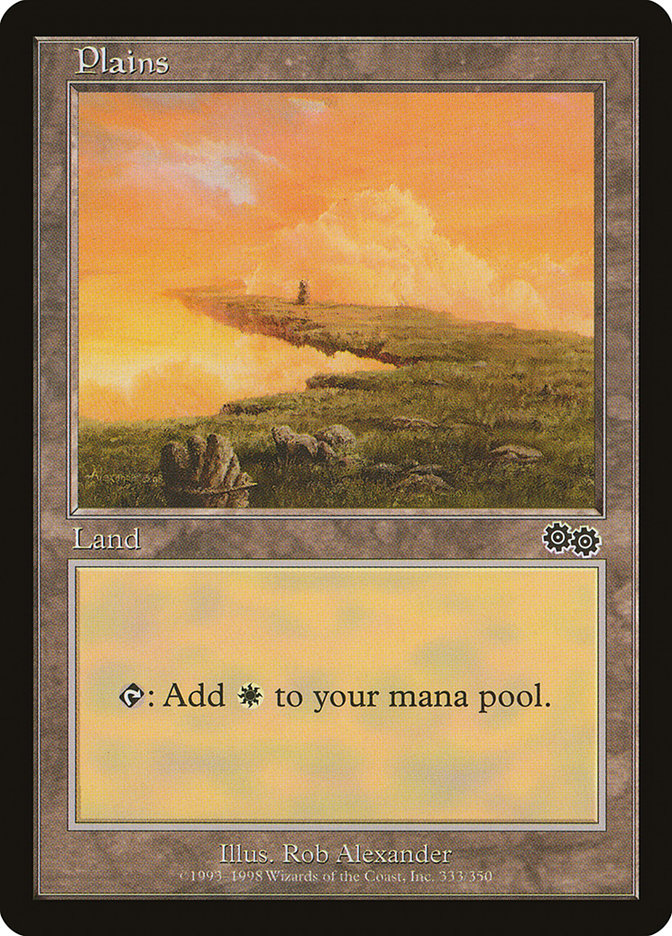 MTG Card Title: Plains USG/333