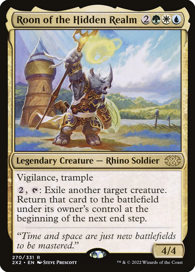 MTG Card Title: Roon of the Hidden Realm 2X2/270