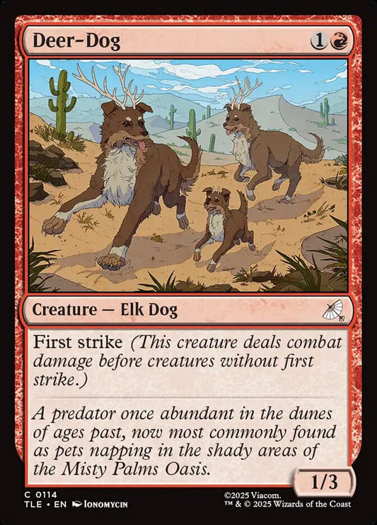 MTG Card Title: Deer-Dog TLE/114