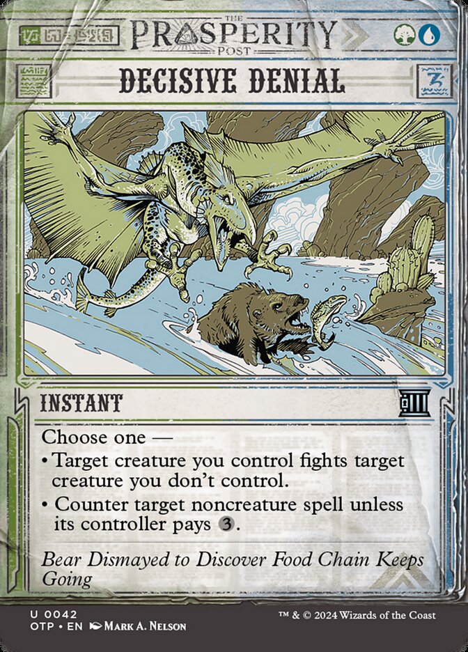 MTG Card Title: Decisive Denial OTP/42