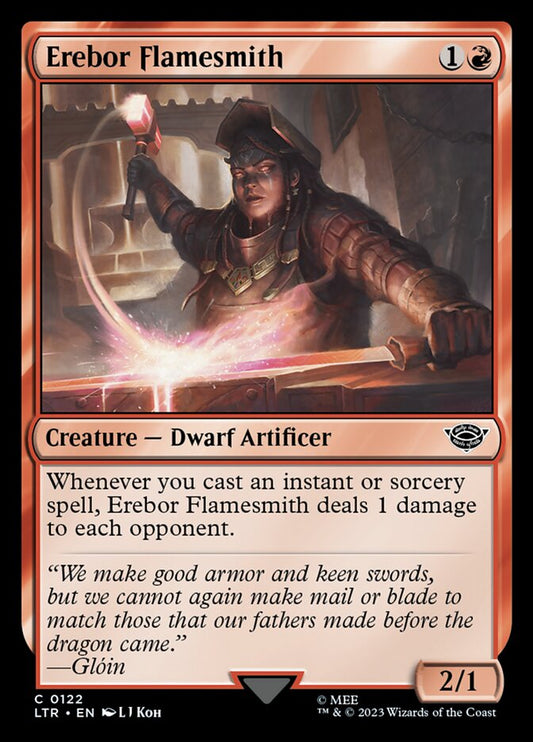 MTG Card Title: Erebor Flamesmith LTR/122