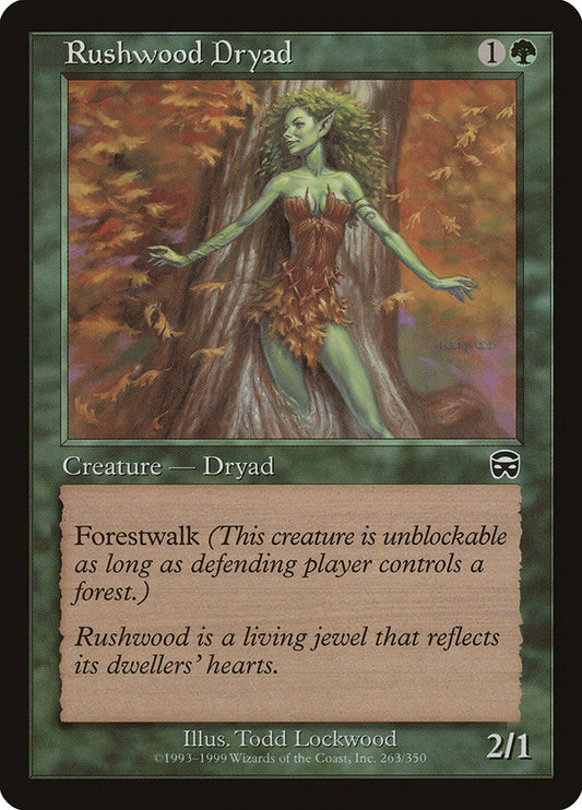 MTG Card Title: Rushwood Dryad MMQ/263